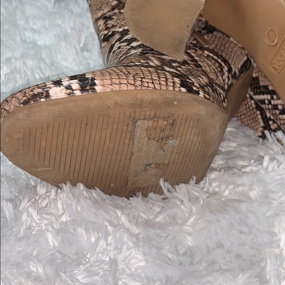 TOP MODA Booties Snake Print - Picture 3 of 6